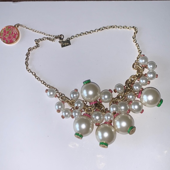 Lilli Pulitzer Pearl statement necklace - Picture 5 of 7